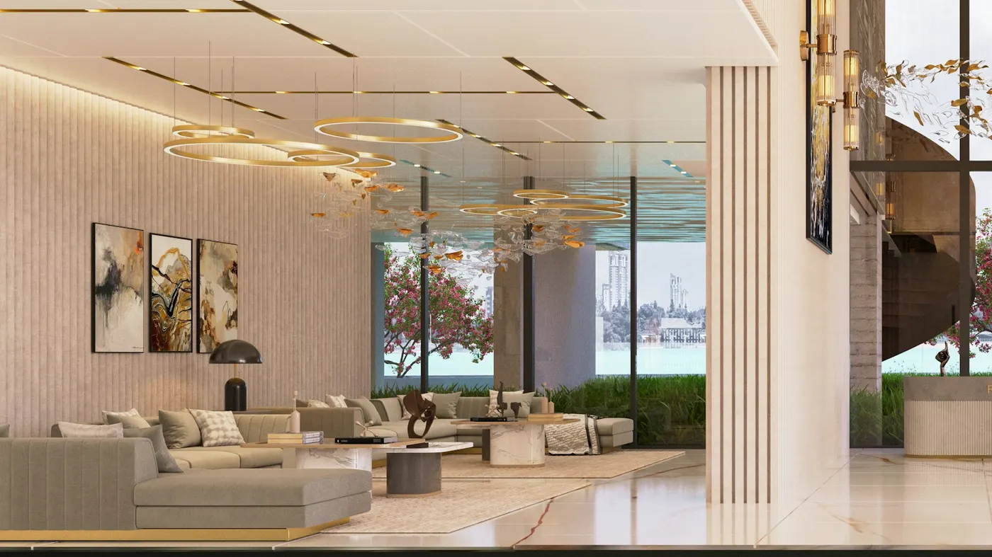 Hotel guest area representing convenient Wi-Fi connectivity